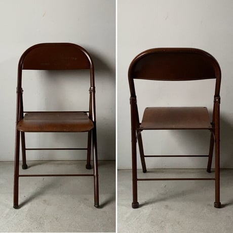 50-60s  USヴィンテージ フォールディングチェア  American seating company  アメリカンシーティングカンパニー アメリカ製   折り畳み椅子  made in USA