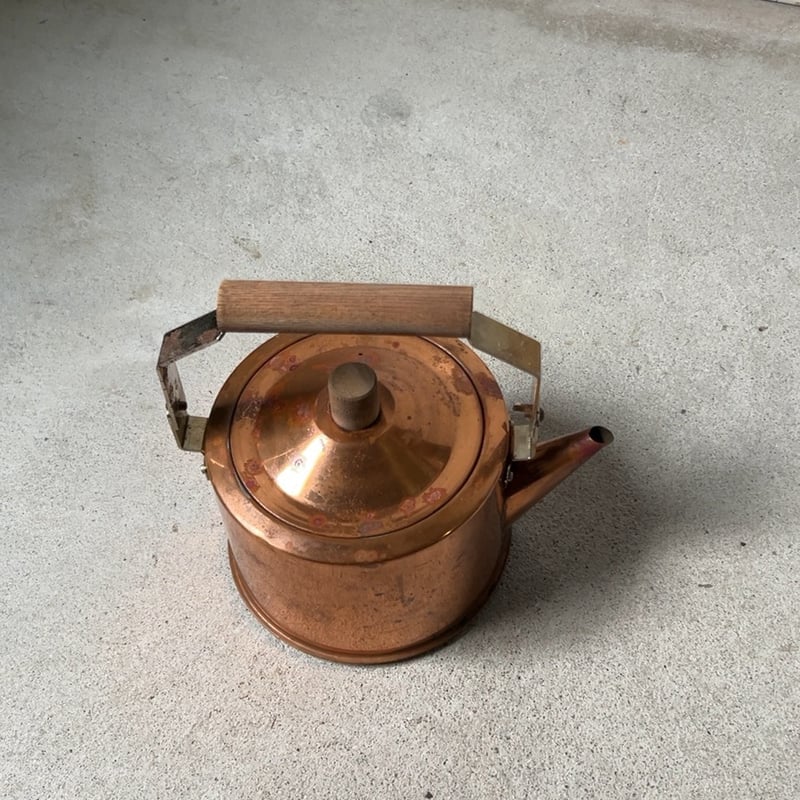 GLINTCOPPER グリントカッパー ヴィンテージ純銅ケトル 2.0L 木製無垢