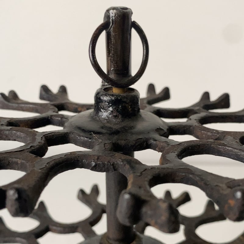 イタリア 【アンティーク 回転式スタンプホルダー】 送料込み】アンティーク スタンプホルダー 回転式 スタンプ台