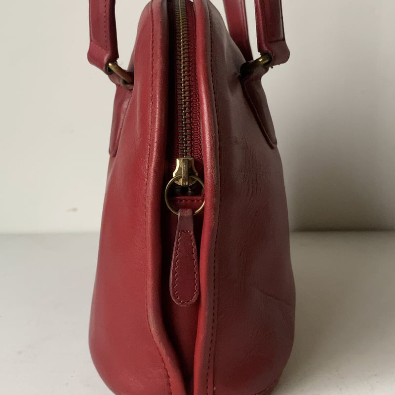 COACH 80s オールドコーチ レザーハンドバッグ 半円型 COACH 80s オールドコーチ レザーハンドバッグ 半円型