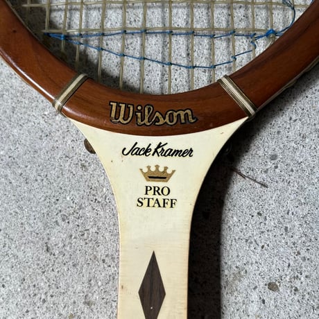 Wilson ウィルソン  Jack Kramer PRO STAFF ジャッククレイマー プロスタッフ  ヴィンテージ ウッドテニスラケット（オリジナルカバー付き）made in USA 美品