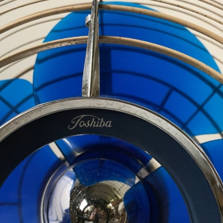 Toshiba 東芝  東京芝浦電気  ヴィンテージ扇風機 ランプ付き 一体型ライト 近未来デザイン 1960s タワー型ランプ レトロ家電 希少 幻の逸品 稼働品 良品　A(ホワイト)