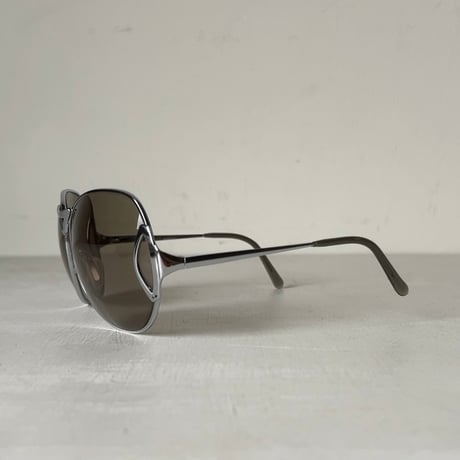 Christian Dior クリスチャンディオール D59　サングラス シルバーフレーム アイウェア 眼鏡 メガネ オールドディオール ヴィンテージ ケース付き 中古良品