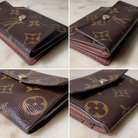 LOUIS VUITTON ルイヴィトン モノグラム ラドロー  M61927 コンパクトウォレット ハーフフラップ付コインケース 小銭入れ カードケース  2つ折りミニ財布  中古品