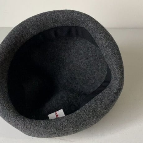 french bull フレンチブル  ベレー帽 フェルト グレー size free 中古美品