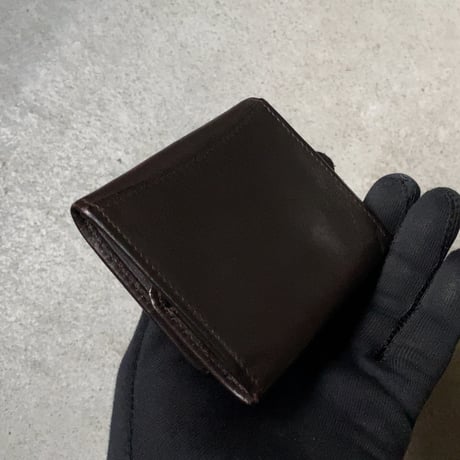 Salvatore Ferragamo サルヴァトーレ フェラガモ  ガンチーニ  レザー コインケース  ダークブラウン/ゴールド金具  中古良品