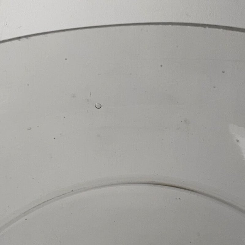 アンティーク ガラス器 桶型メダカ鉢 古い円柱型口摺水槽 昭和初期