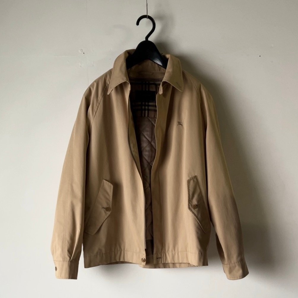 Burberry】ビンテージ ロゴ スウィングトップ ライナー付き
