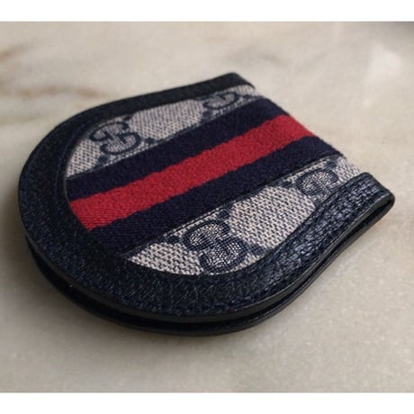 GUCCI  グッチ  オールドグッチ  ヴィンテージ コインケース   シェリーライン    中古美品