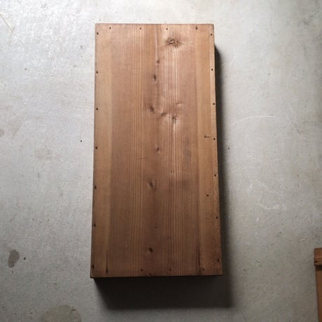古い餅箱 無地  蓋有り　檜無垢材  アンティーク木箱 ヴィンテージウッドボックス  道具箱 美品