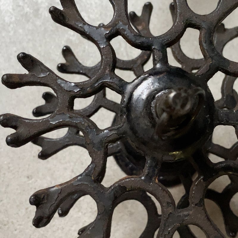 ヴィンテージ スタンプホルダー スタンプラック 古い鉄のハンコ