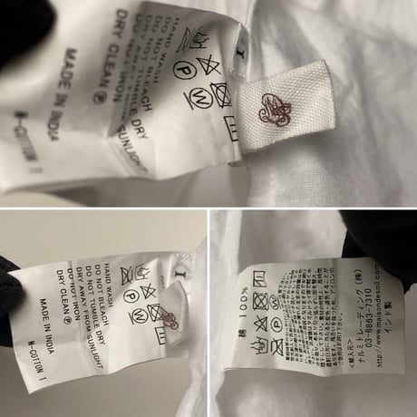 maison de soil メゾンドソイル コットン チュニック ドロップショルダー ホワイト size 1