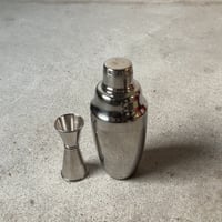 YUKIWA ユキワ  カクテルシェーカー A [500ml]  ステンレス製 シェーカーボトル made in 燕市  +  メジャーカップ　ユーズドキッチンツール  良品