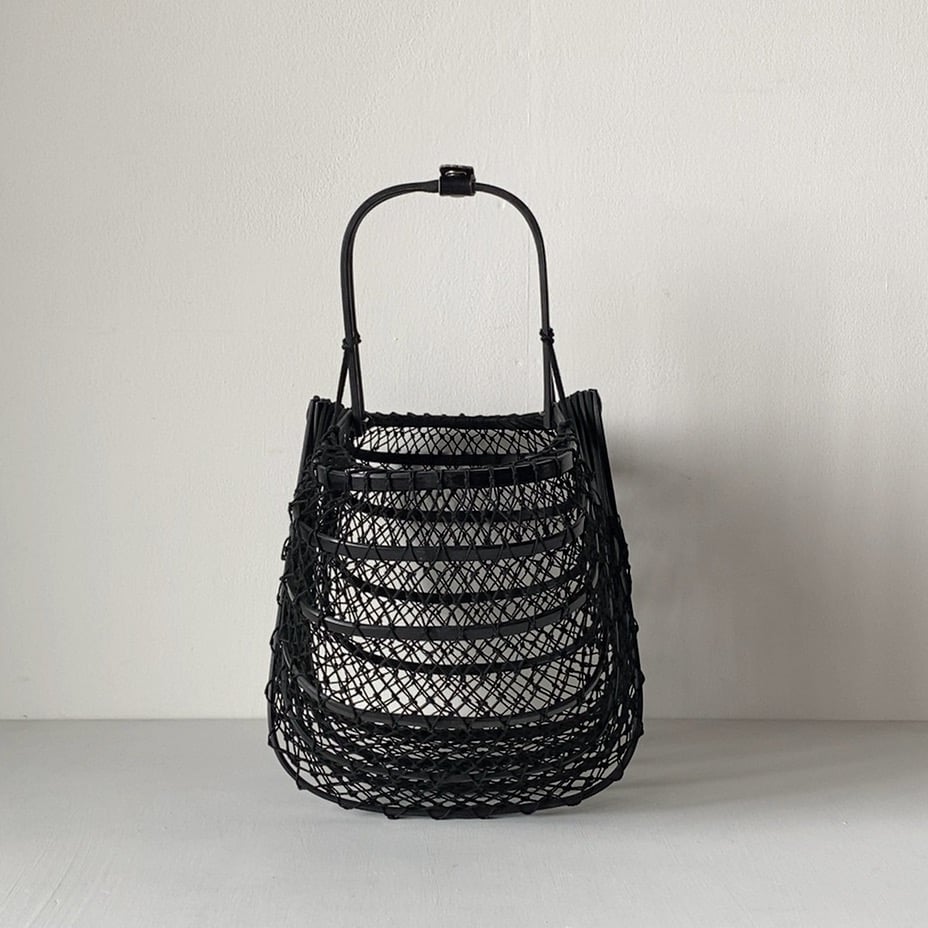 折りたたみかご　ピーコックバッグ　ヴィンテージ　レトロ　1960年代　竹 折りたたみかご ピーコックバッグ ヴィンテージ レトロ 1960年代 竹
