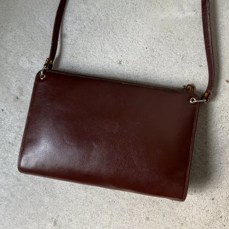 Dior オールドディオール クリスチャンディオール  レザーのショルダーバッグ ヴィンテージディオール 中古良品