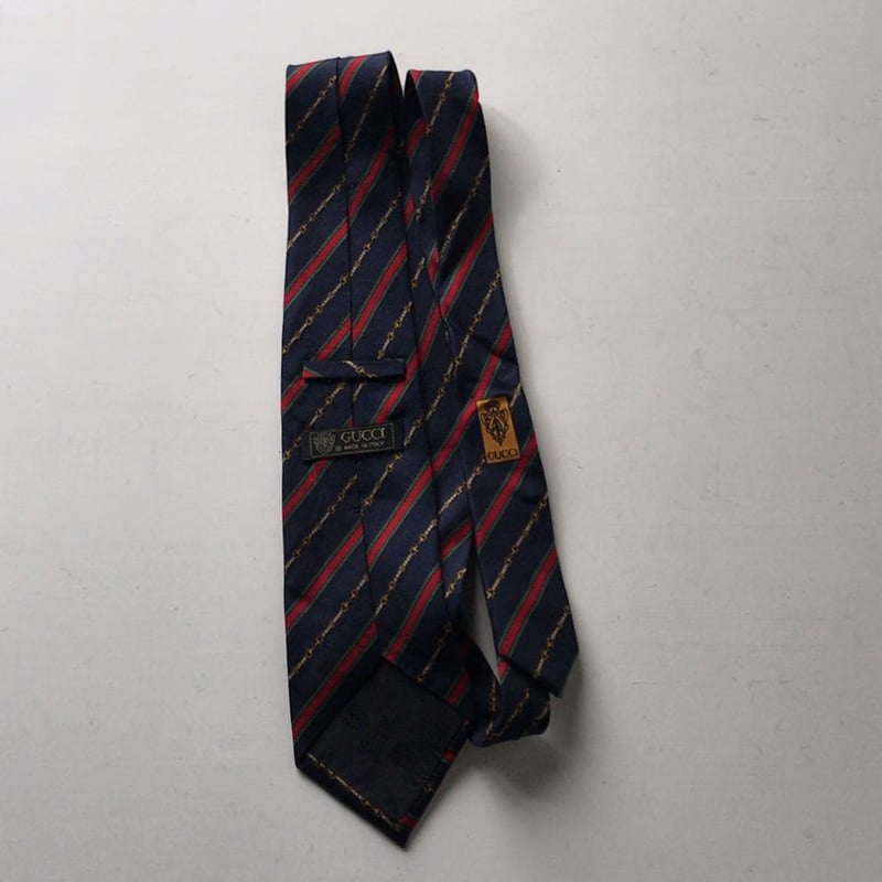 GUCCI オールドグッチ ヴィンテージ ネクタイ レジメンタル GUCCI オールドグッチ ヴィンテージ ネクタイ レジメンタル