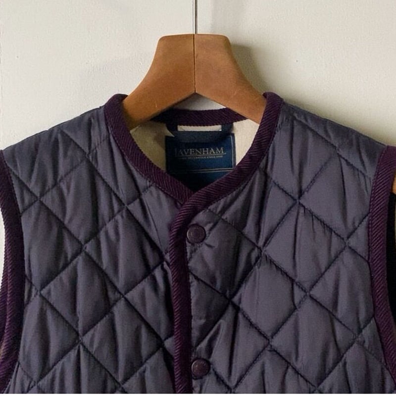 LAVENHAM ラベンハム キルティング ベスト ジレ コクーンソーンハム 
