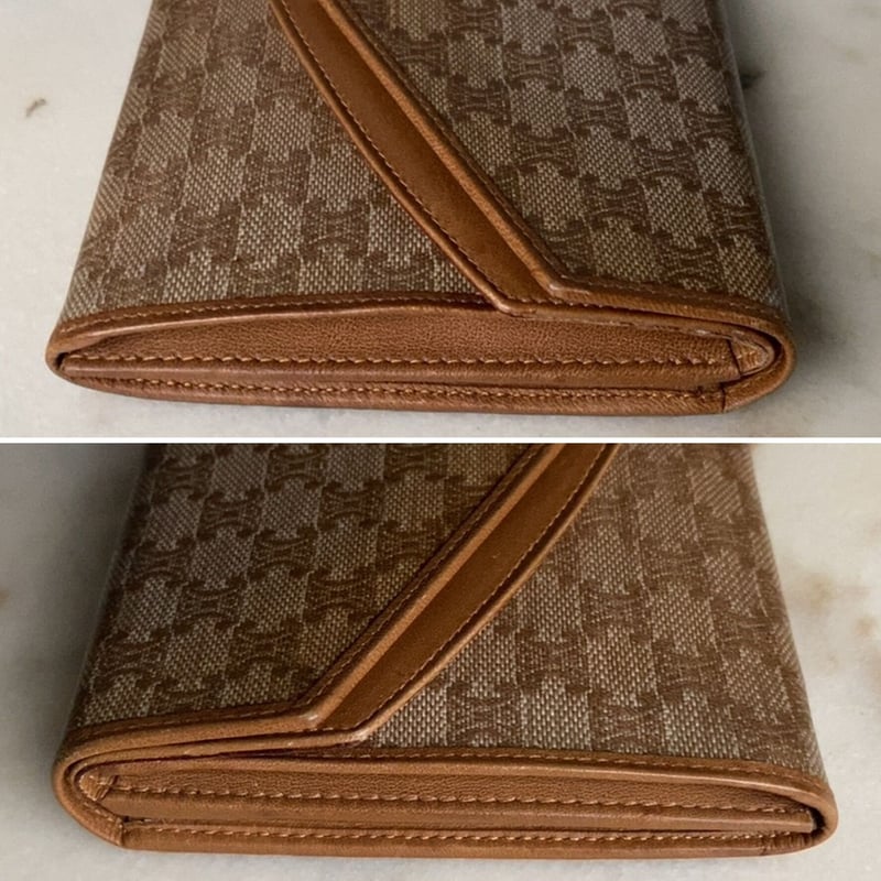 CELINE オールドセリーヌ マカダム Wレターフラップ ロング CELINE オールドセリーヌ マカダム Wレターフラップ ロング