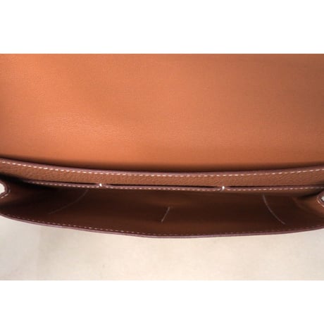 HERMES エルメス ドゴンデュオ(GM)  トゴ  ゴールド  シルバー金具  D刻印(2019年製) 財布 ウォレット 中古極美品