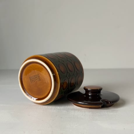Hornsea ホーンジー社  BRONTE ブロンテ　イギリス ヴィンテージ シュガーポット  美品  made in England