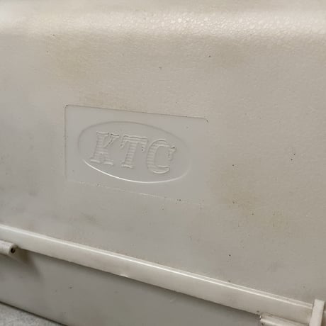 KTC  ケーティーシー  オールドツールボックス  白/黒  両開き  古い工具箱 ヴィンテージボックス  グッドカラーグッドエイジング