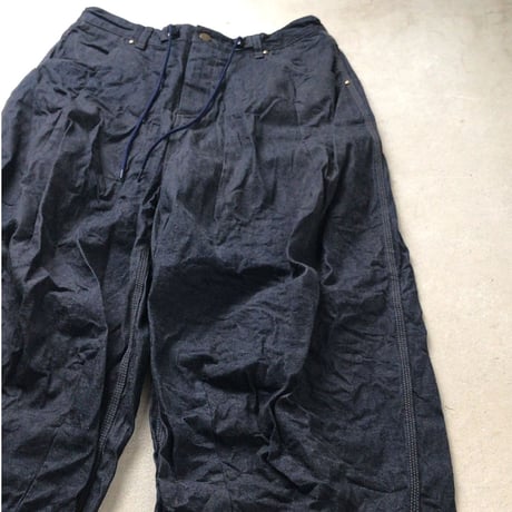 ネペンテス(needles・ニードルス) H.D. PANT  ヒザデルパンツ デニム  ペインターパンツタイプ　レディース  サイズ 1  中古極美品