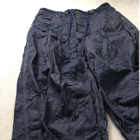 ネペンテス(needles・ニードルス) H.D. PANT  ヒザデルパンツ デニム  ペインターパンツタイプ　レディース  サイズ 1  中古極美品