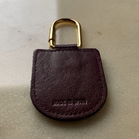 Dior クリスチャン ディオール  オールドディオール レザー キーリング ボルドー made in spain