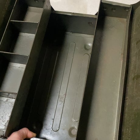 S.P  TOOL BOX  2M-350  エスピー ツールボックス ミリタリーグリーン 両開き クラシック ヴィンテージツールボックス 良品