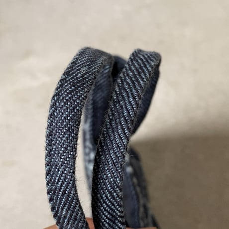 mina perhonen ミナペルホネン tambourine(タンバリン)  toast bag トーストバッグ  2022SS ミニトート  ネイビー/ライトブルー  中古美品