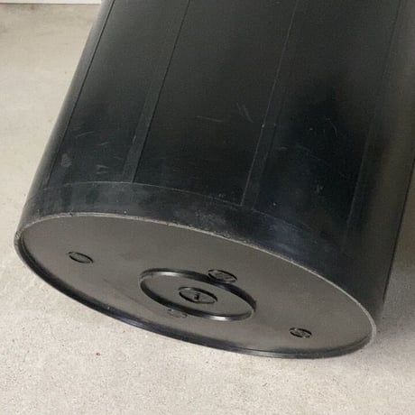 FOB COOP フォブコープ 取り扱い品 Plastime社製 蓋付大きいポリバケツ 50L made in italy イタリア製ダストボックス 黒 ノワール 中古美品　※グラス2客プレゼント付