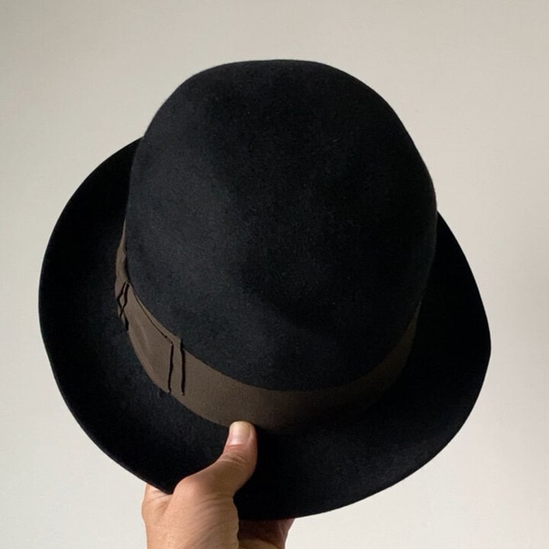 オースチンリード 30sヴィンテージ 超希少 ボーラーハット 黒 Lサイズ オースチンリード 30sヴィンテージ 超希少 ボーラーハット 黒 L