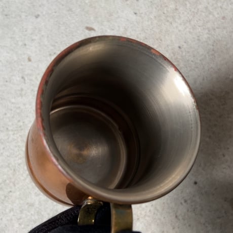 COPPER100 HOMEWARE コッパー100ホームウェア 新光金属  純銅マグカップ2個セット 340ml  S-588  ビアマグ 銅マグ コップ  中古品