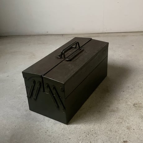 S.P  TOOL BOX  2M-350  エスピー ツールボックス ミリタリーグリーン 両開き クラシック ヴィンテージツールボックス 良品