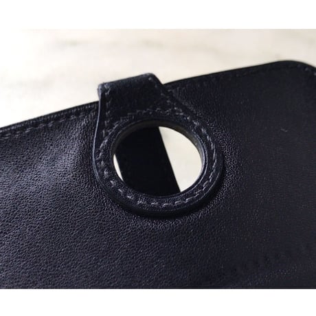 HERMES エルメス  ドゴンコンパクト  コインケース   トゴ   ブラック／ゴールド金具   □A刻印  中古