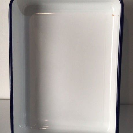 ホーロー蓋付き滅菌ケース　sterilizer/消毒器  ロゴ入り  琺瑯 道具箱 ヴィンテージツール 美品