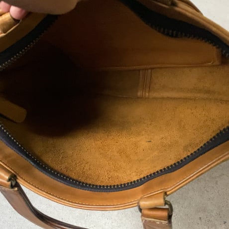 60's VINTAGE COACH   オールドコーチ  BonnieCashin/ボニーカシン  デザインの名作「がま口トート」マスタード(ダークイエロー) 希少品