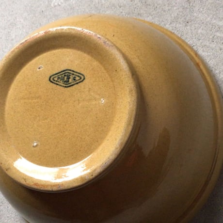 PACIFIC STONEWARE  パシフィックストーンウェア　こね鉢 巨大陶器ボウル 幅約31cmメダカ鉢  アメリカ製  made in USA