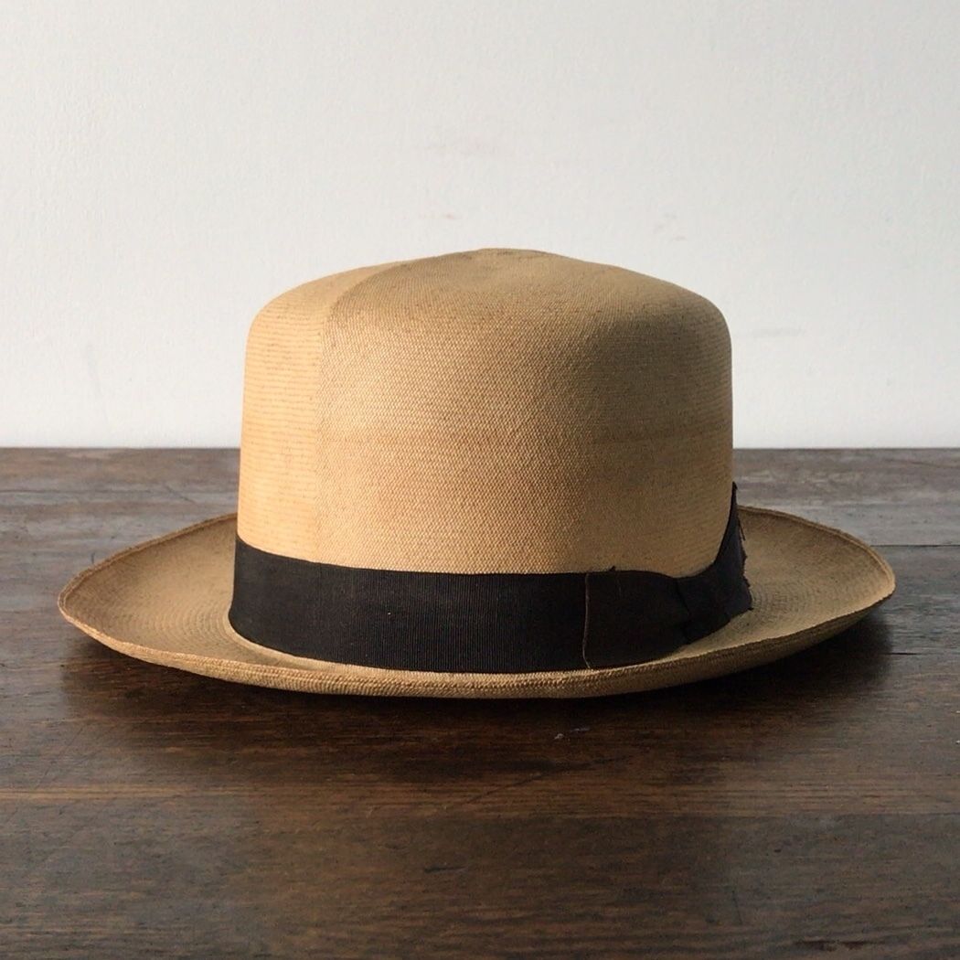 50s panama hat dead stock パナマハット当時は5$でした