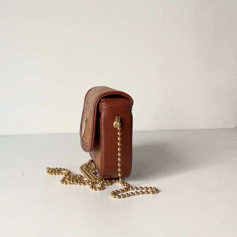 MCM オールドエムシーエム ヴィセトス柄 モノグラム コニャック ボール
