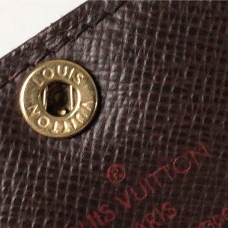 LOUIS VUITTON ルイヴィトン ダミエ ラドロー N62925 コンパクトウォレット ハーフフラップ付コインケース 小銭入れ カードケース 2つ折りミニ財布 中古品