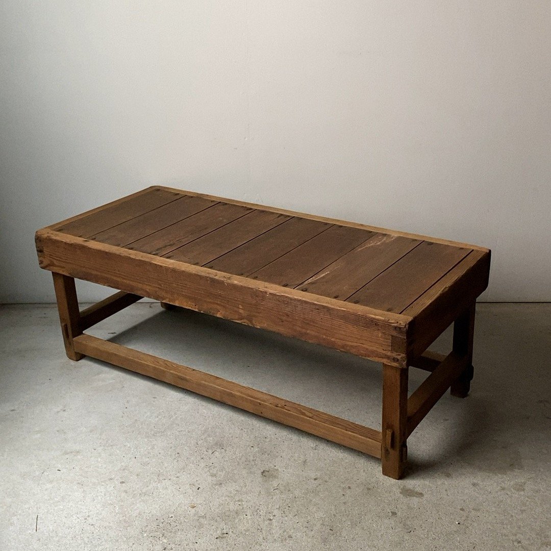 古家具 欅 一枚板 無垢 ローボード ベンチ 腰掛け 座机 飾り台 W151cm 古家具 欅 一枚板 無垢 ローボード ベンチ 腰掛け 座机 飾り台