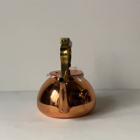 COPPER100 新光金属 コッパーケトル 1.8L ウッドハンドル ウッド摘み 銅やかん ほぼデッドストック 未使用品