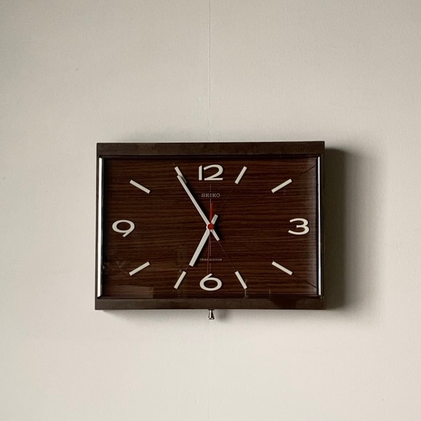 SEIKO製品トランスシスター置き時計ヴィンテージ 70's Seiko Transistor Alarm Clock NP-603セイコー