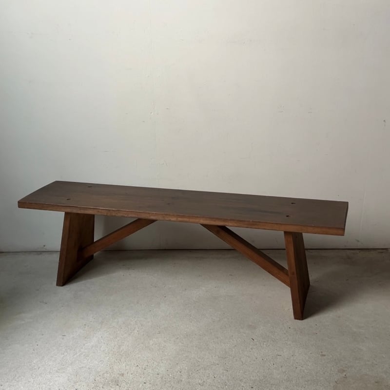 ビンテージ家具　古家具　飾り台 横幅のある古木の飾り台[古家具] | giraffes craft