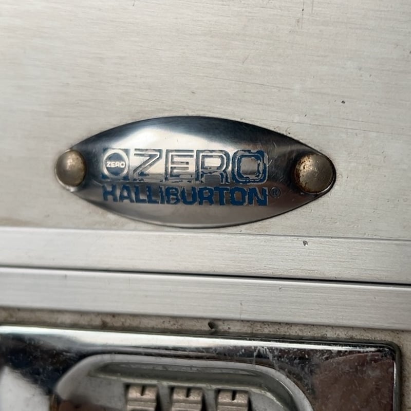 ZERO HALLIBURTON ゼロハリバートン 青ハリ アオハリ ヴィンテージ