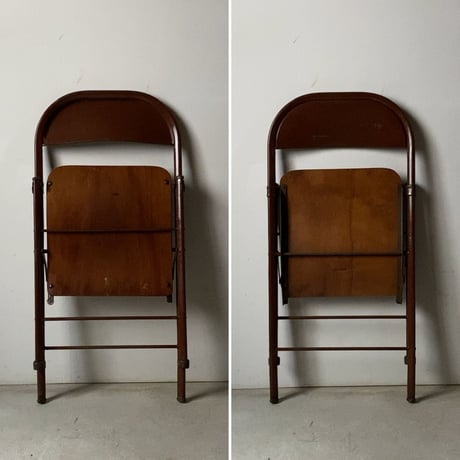 50-60s  USヴィンテージ フォールディングチェア  American seating company  アメリカンシーティングカンパニー アメリカ製   折り畳み椅子  made in USA