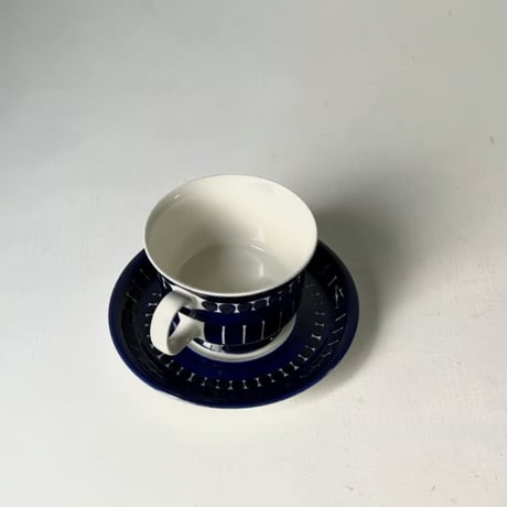 ARABIA アラビア (オールドアラビア) Valencia バレンシア コーヒーカップ＆ソーサー ハンドペイント 北欧ヴィンテージ 廃盤品　商品No.2