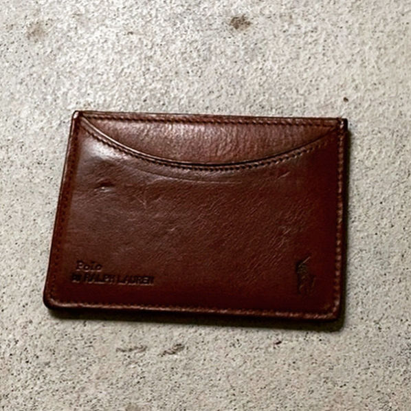 極美品 ポロ ラルフローレン POLO 名刺入れ カードケース パスケース POLO RALPH LAUREN ポロ ラルフローレン レザーパスケース カード