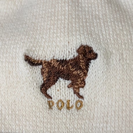 POLO RALPH LAUREN ポロラルフローレン ペイズリー柄ネクタイとドッグ刺繍靴下のセット  中古美品&未使用品
